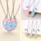 BFF Friendship Jewelry Necklace Gradient Butterfly Unicorn Heartshaped Gifts For Kids 0