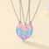 BFF Friendship Jewelry Necklace Gradient Butterfly Unicorn Heartshaped Gifts For Kids 1