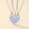 BFF Friendship Jewelry Necklace Gradient Butterfly Unicorn Heartshaped Gifts For Kids 1