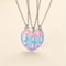 BFF Friendship Jewelry Necklace Gradient Butterfly Unicorn Heartshaped Gifts For Kids 2