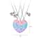BFF Friendship Jewelry Necklace Gradient Butterfly Unicorn Heartshaped Gifts For Kids 5