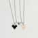 Pixel Heart Couple Necklace Mosaic Magnetic Attraction Heart Pendant Necklace For Women Men Jewelry 4