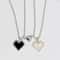 Pixel Heart Couple Necklace Mosaic Magnetic Attraction Heart Pendant Necklace For Women Men Jewelry 5