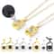 Attractive Magnetic Heart Camera Puzzle Pendant I Love You Projection Couple Necklace Gifts 0
