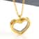 Stainless Steel Living Glass Locket Peach Heart Floating Charm Magnetic Closure Chain Necklace 6