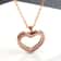 Stainless Steel Living Glass Locket Peach Heart Floating Charm Magnetic Closure Chain Necklace 4