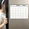 Whiteboard Magnetic Monthly Planner Magnetic Refrigerator Memo Pad Dry Erase Message Board For Kitc 4