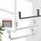 Stainless Steel Towel Rack Over Door Towel Bar Hanging Holder Bathroom Kitchen Cabinet Towel Rag Ra 0