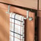 Stainless Steel Towel Rack Over Door Towel Bar Hanging Holder Bathroom Kitchen Cabinet Towel Rag Ra 1