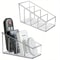 Desk Organizer With Compartments Clear Plastic Remote Control Holder For Home And Office Use 0