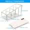 Desk Organizer With Compartments Clear Plastic Remote Control Holder For Home And Office Use 3