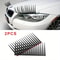 Car Headlights Decorative Stickers Pair 3D Black False Eyelash Stickers Self-adhesive
