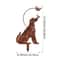 Rusty Squirrel Silhouette Metal Decoration Tree Stakes Creative Tree Insert Branch Insert Decoratio 4