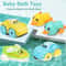 Cute Baby Bath Toys Children Bathing Swimming Duck Clockwork Car Cartoon Vehicle Water Playing Gift 1