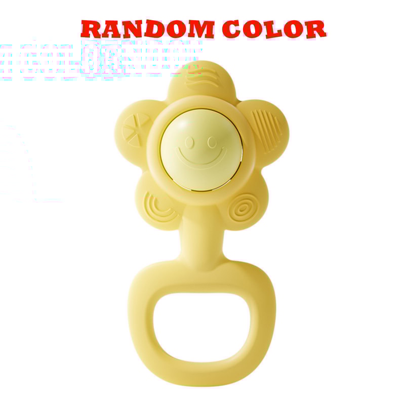 Sunflower Hand Bell Toy, Perfect for Hand Holding Skill Development, Ideal for Boys and Girls, Random Color