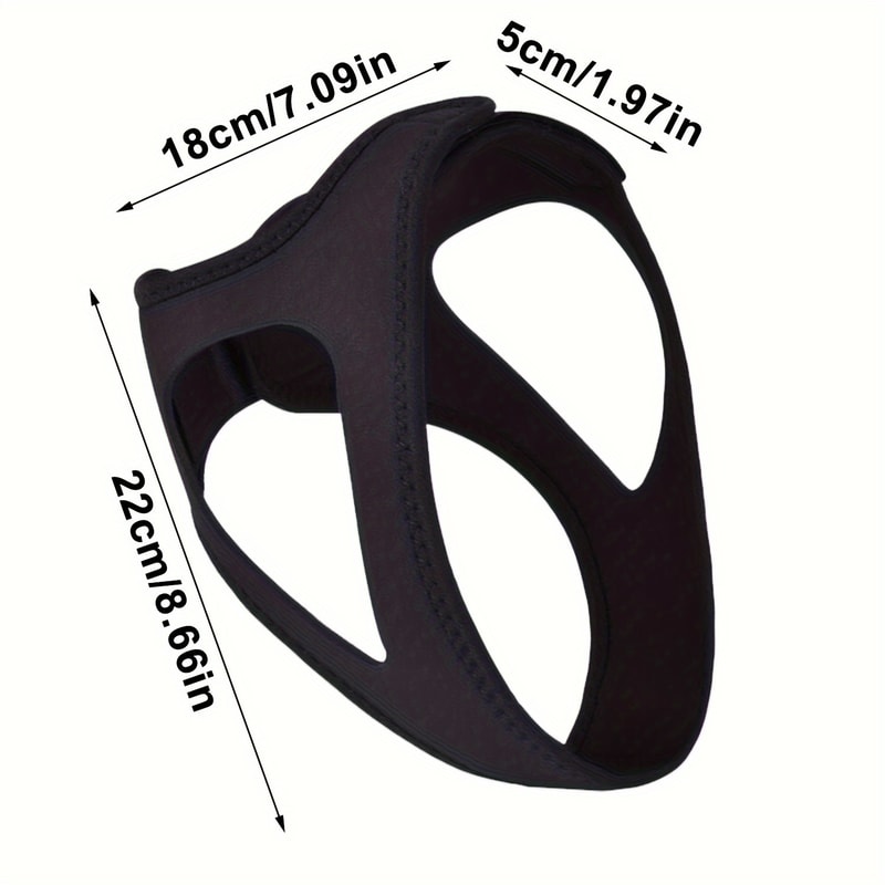 Anti Snoring Chin Strap Neoprene Jaw Belt Snore Stopper Night Sleeping Aid 5