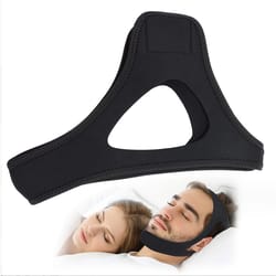 anti snoring chin strap neoprene jaw belt snore stopper night sleeping aid