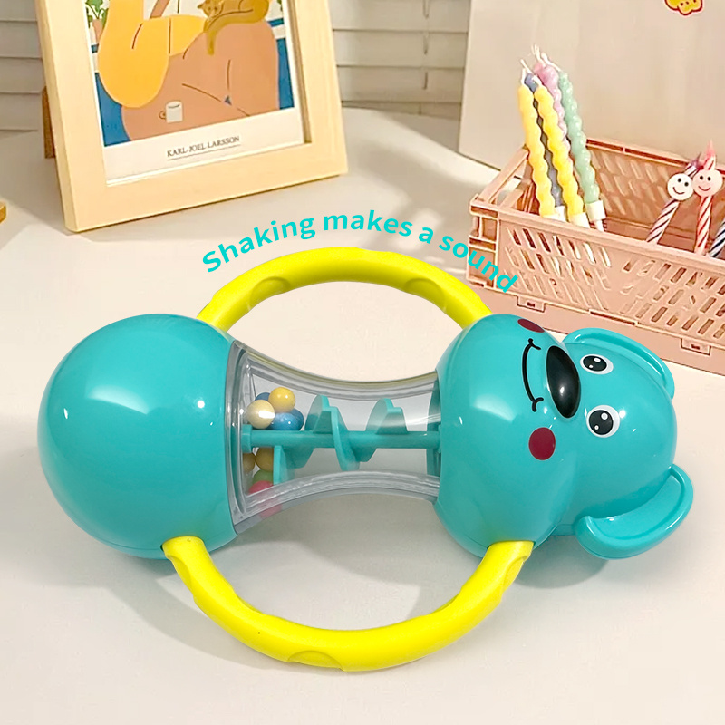 Cute Blue Puppy HandCranked Bell Shaking Toy Durable ABS Material Perfect Christmas And Halloween G 4