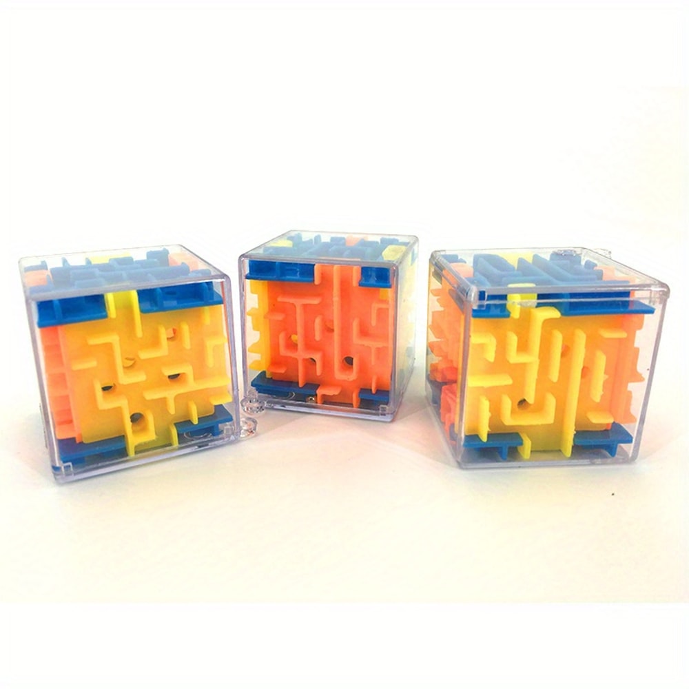 Mini Rolling Ball 3D Maze Puzzle Toys Brain Teasers Educational Decompression Toys For Kids Hand Ga 2