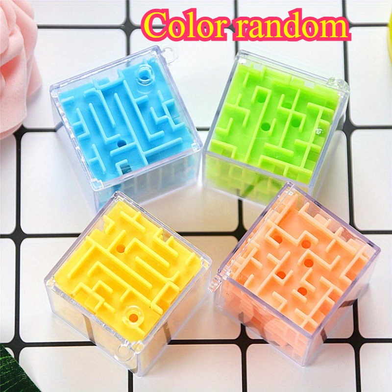 Mini Rolling Ball 3D Maze Puzzle Toys Brain Teasers Educational Decompression Toys For Kids Hand Ga 5