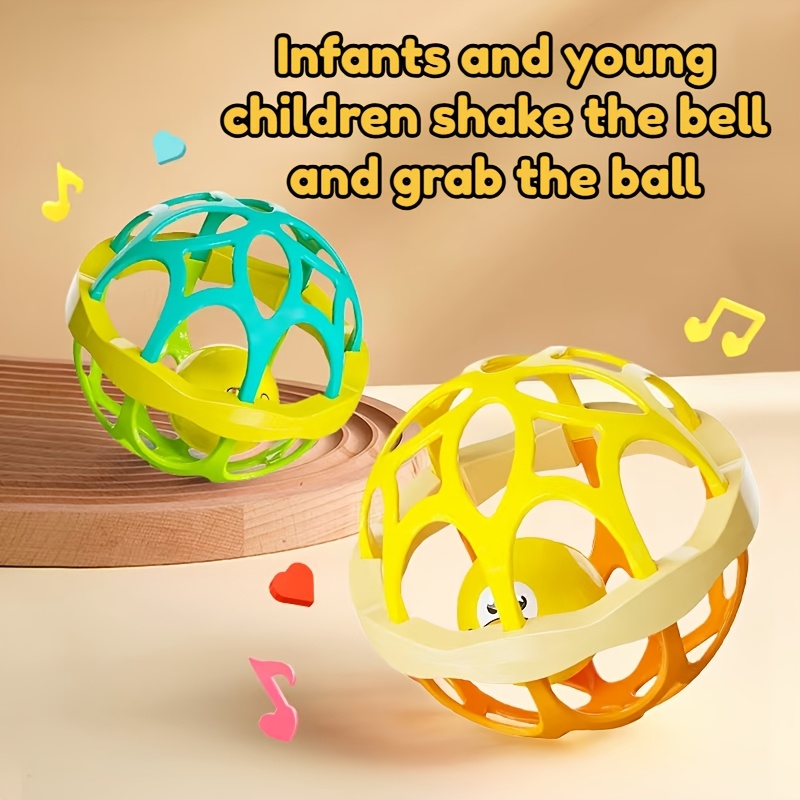 Sensory Baby Vibrating Hand Bell Toy Grip Training Soothing Tactile Stimulation 2