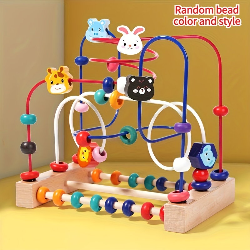 Toys For Toddlers To Figure Out And Learn About The World Puzzles Wrapped In Beads Baby Toys For In 4