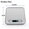 Stainless Steel Electronic Kitchen Scale LCD Display Weighing Baking Tools Jewelry Food Snacks 4