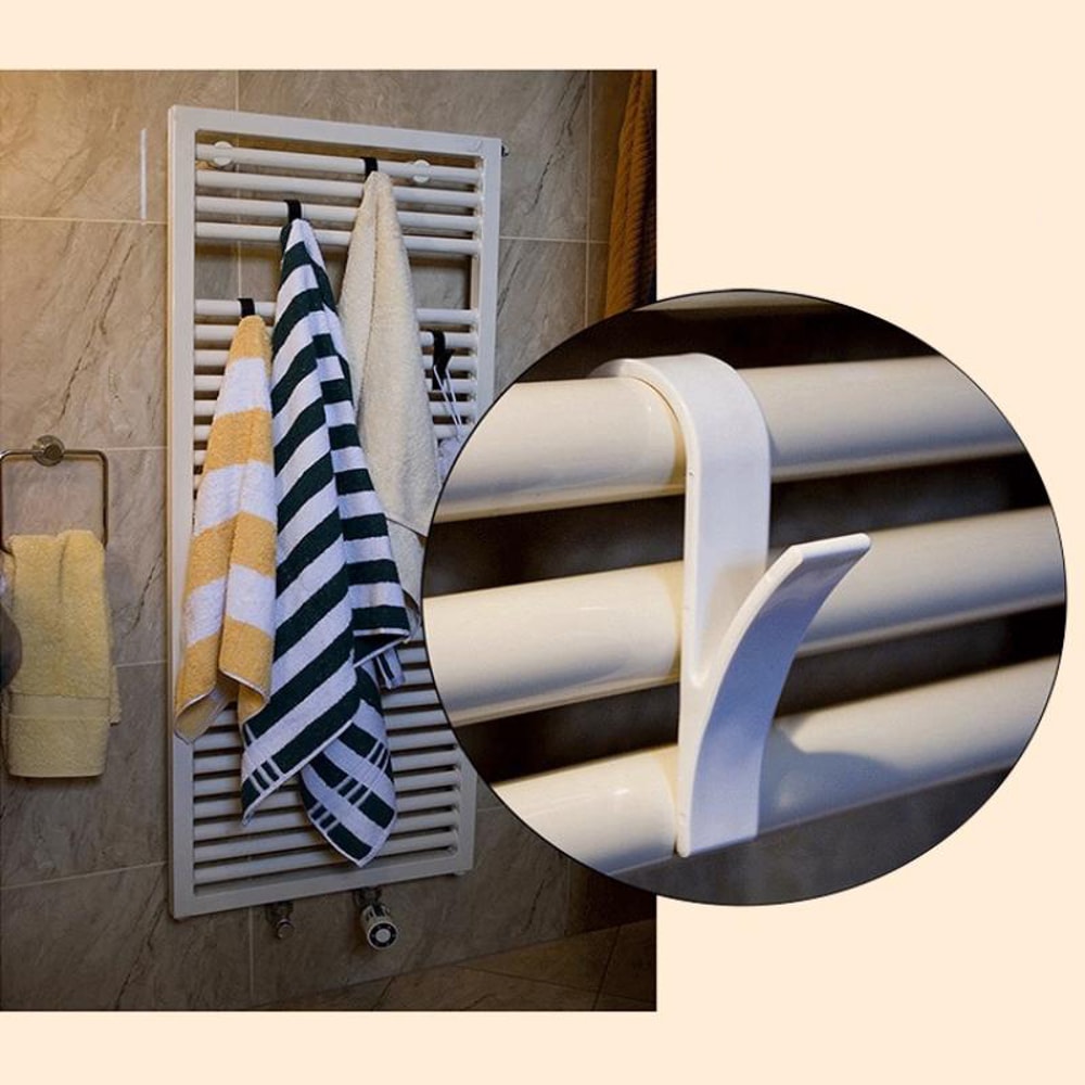 Hangers For Heated Towel Coat Hanger Scarf Rack MultiPurpose Bath Hook 0
