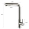 Stainless Steel Pull Out Kitchen Sink Faucet Hot Cold Water Mixer Tap Two Model Stream Sprayer Nozz 5