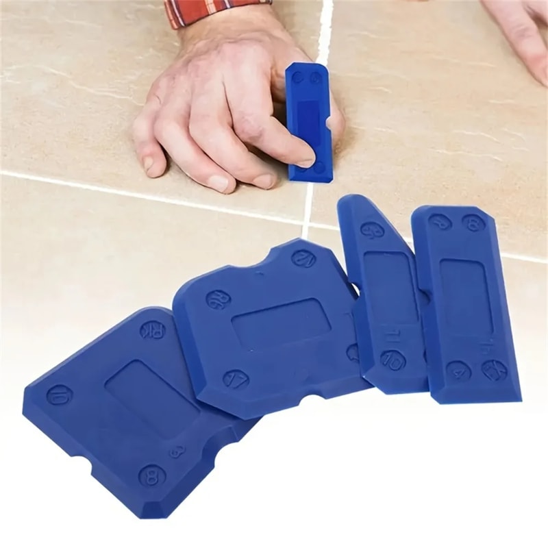 Sealant Scraper Tool Set Silicone Glass Grout Remover Caulking Hand Spatula For Home Finishing And 1
