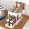 Kitchen Organizer Double Layer Storage Rack Pull-out Storage Box Cabinet Sink for Organizing