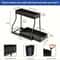 Kitchen Organizer Double Layer Storage Rack Pull-out Storage Box Cabinet Sink for Organizing