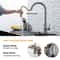 Smart Touch Kitchen Faucet Pull Out Brushed Nickel Black Sensor Stainless Steel Induction Mixed Tap 3