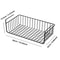 Hanging Iron Net Basket For Storage Large Capacity Under Cabinet Wall Basket Kitchen Tools Organize 5
