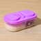 Reusable Dual Compartment Food Storage Container Plastic Sealed For Spices Lunch Herbs Kitchen Camp 9