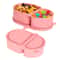 Double Compartment Snackle Box Leakproof Sauce Salad Box Premium Silicone Reusable Snack Containers 6