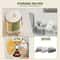 Cereal Dispenser Compartment Rotating PP Plastic Dry Food Dispenser For Kitchen 5