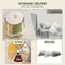 Cereal Dispenser Compartment Rotating PP Plastic Dry Food Dispenser For Kitchen 5