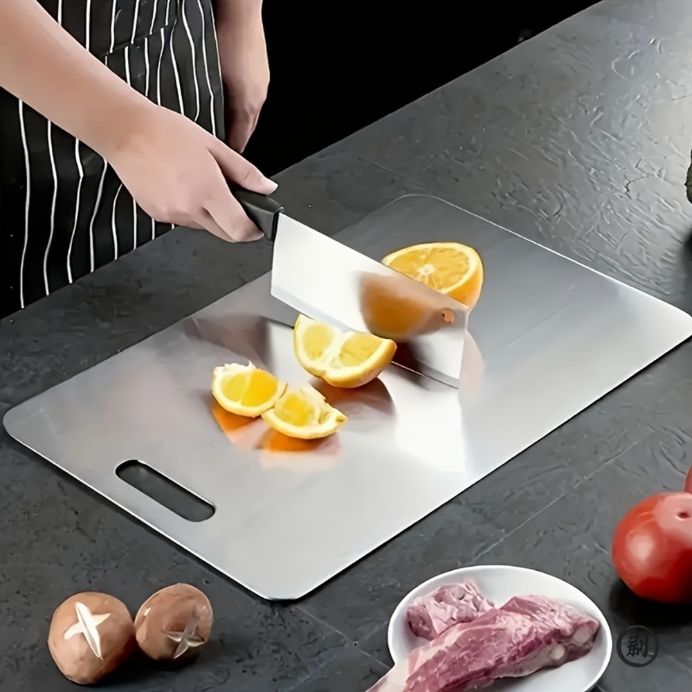 Stainless Steel Cutting Boards Set BPAFree Dishwasher Safe NonSlip With Juice Groove Rustproof And 1