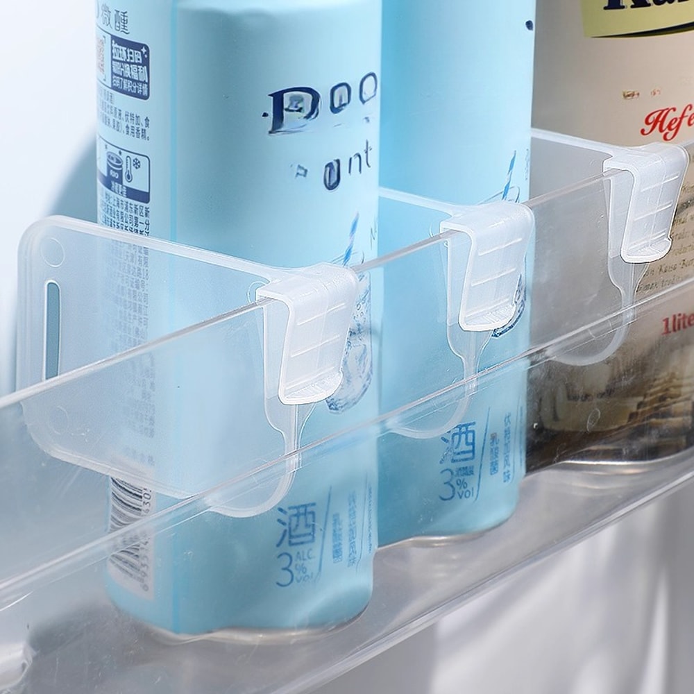 Multifunctional Partition Clip For Refrigerator Household Storage Rack Side Door Panel Buckle 1