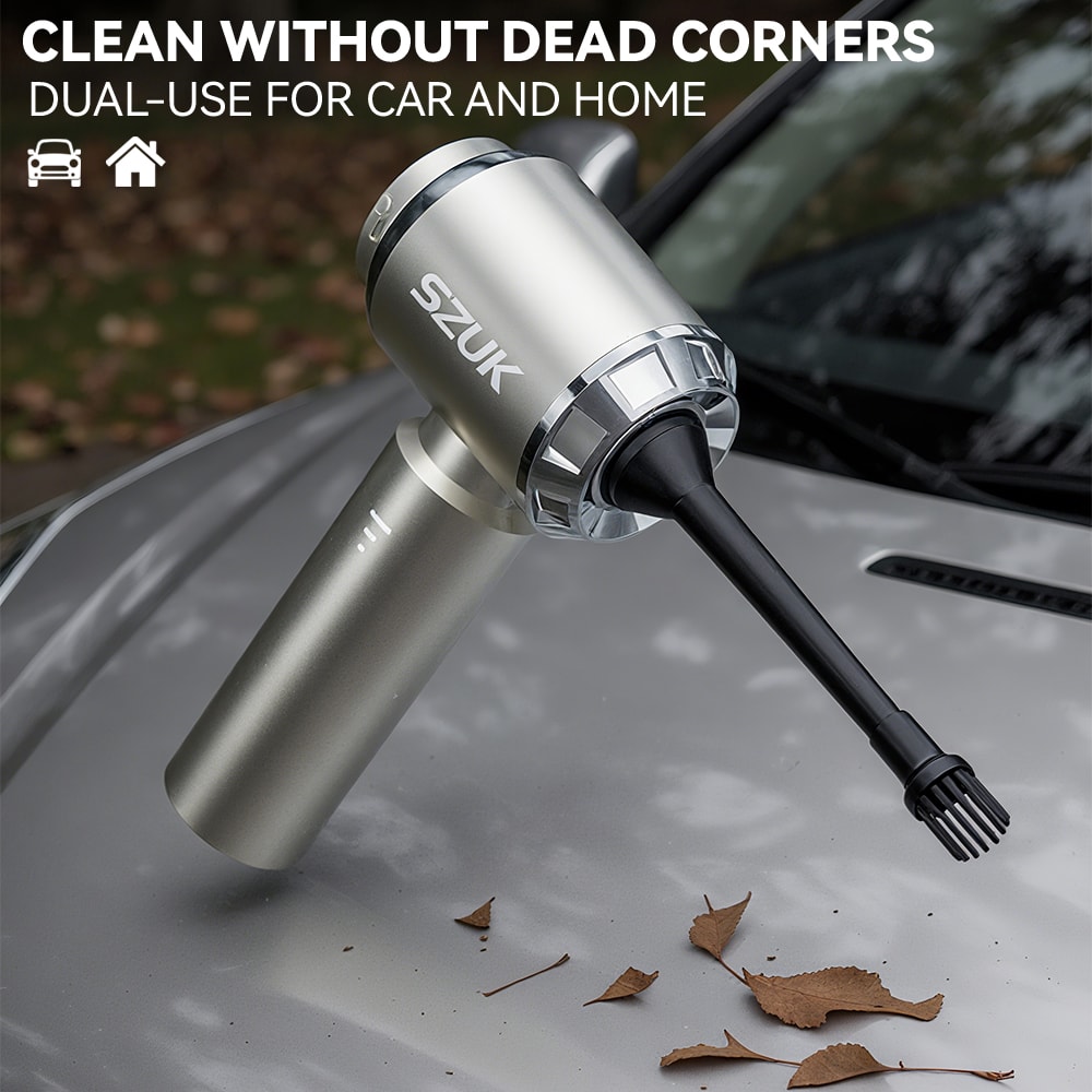 Powerful Mini Car Vacuum Cleaner Strong Suction Wireless Handheld Portable Cleaning Machine For Car 5