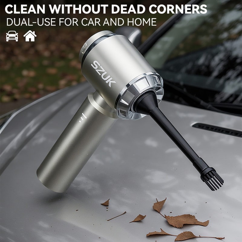 Powerful Mini Car Vacuum Cleaner Strong Suction Wireless Handheld Portable Cleaning Machine For Car 5