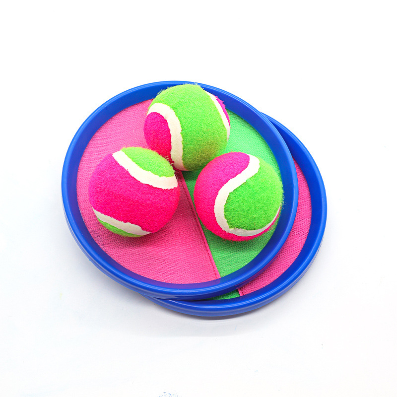 Throwing And Ball Set With Rackets And Ball Outdoor Games Sticky Ball Toys Ideal Easter Gift 7