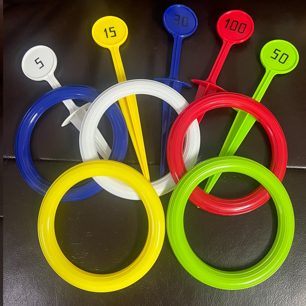 Kids Outdoor Lawn And Beach Ring Toss Game Set Ideal For Carnival Party Favors And Gifts 2