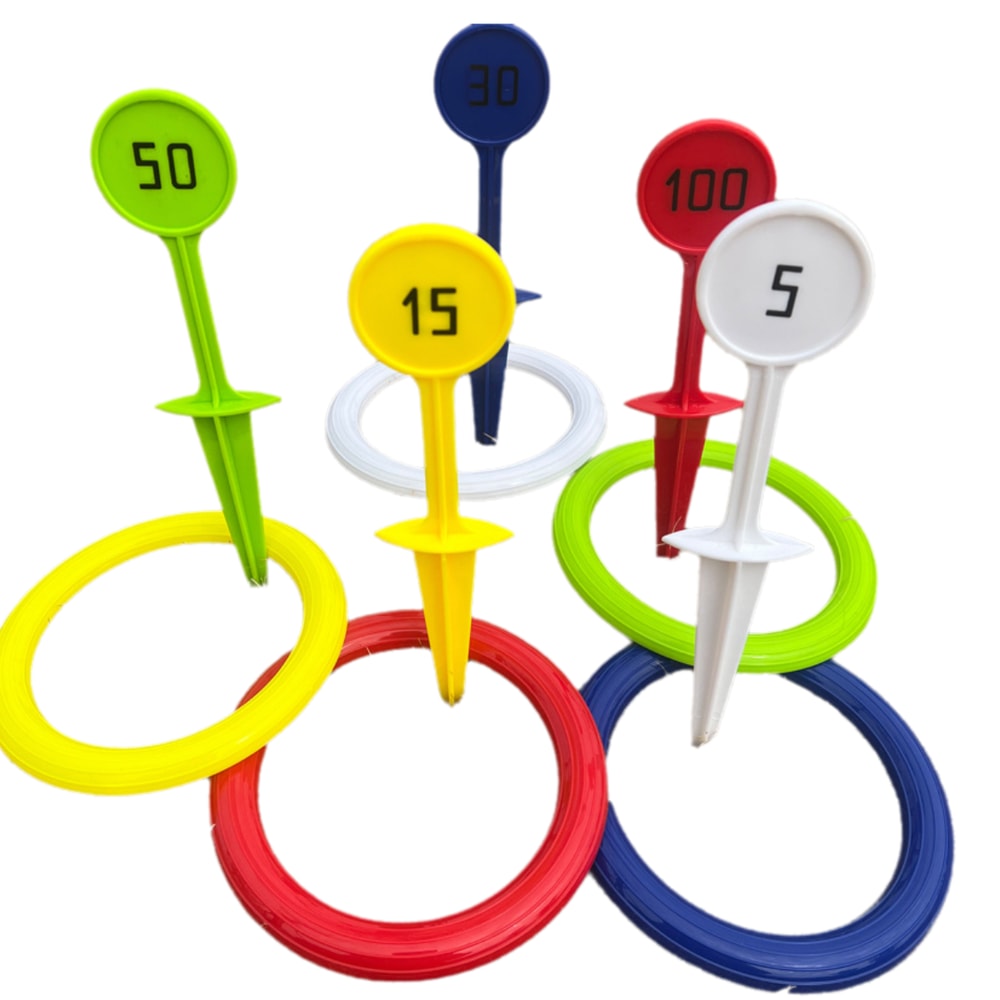 Kids Outdoor Lawn And Beach Ring Toss Game Set Ideal For Carnival Party Favors And Gifts 4