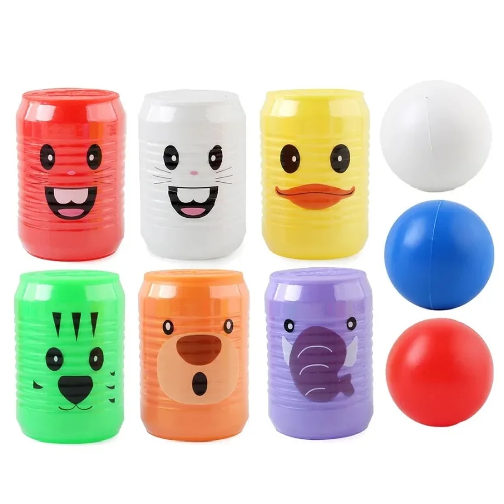 Kids Bowling Cans Balls Set Educational Toy Children Sports Durable Eco Friendly Safe Intelligence 4
