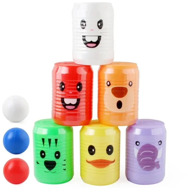 Kids Bowling Cans Balls Set Educational Toy Children Sports Durable Eco Friendly Safe Intelligence 5