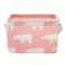 Collapsible Storage Box Laundry Organizer Washable Storage Basket With Handle 7