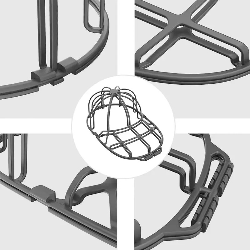 Portable And Detachable Hat Drying Rack, Dismantling And Folding Hat Washing Tool, Washing Frame Cage Rack