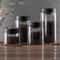 Transparent Glass Coffee Beans Storage Jars Vacuum Sealed Tank Airtight Food Storage Household Mois 1